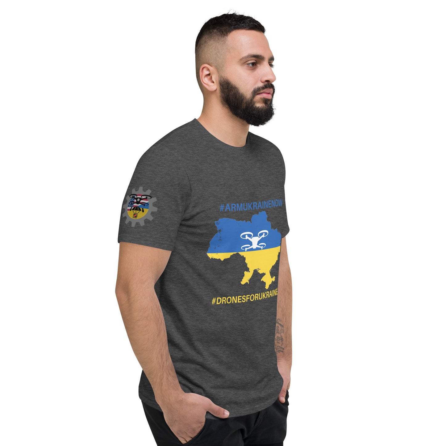 Drones For Ukraine Map T-Shirt